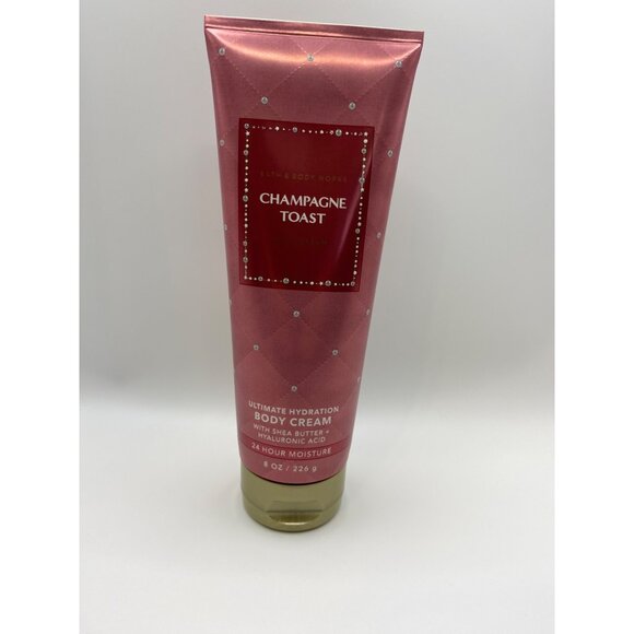 Bath & Body Works Champagne Toast Ultimate Hydration Body Cream 8 Oz With Shea B - Picture 1 of 7